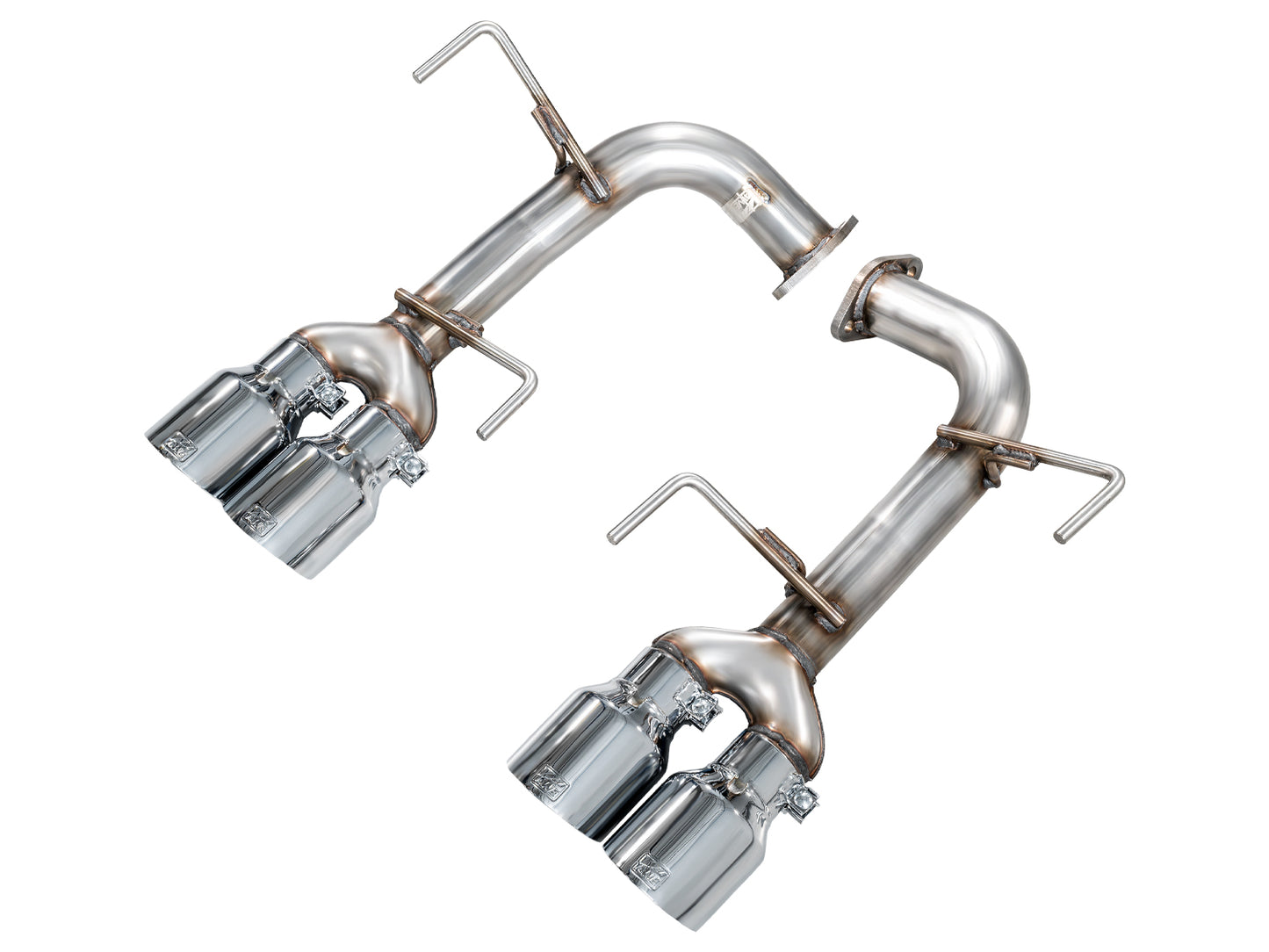 AWE Track Edition Axleback Exhaust - Chrome Silver Tips - 2022-2025 Subaru WRX (VB)