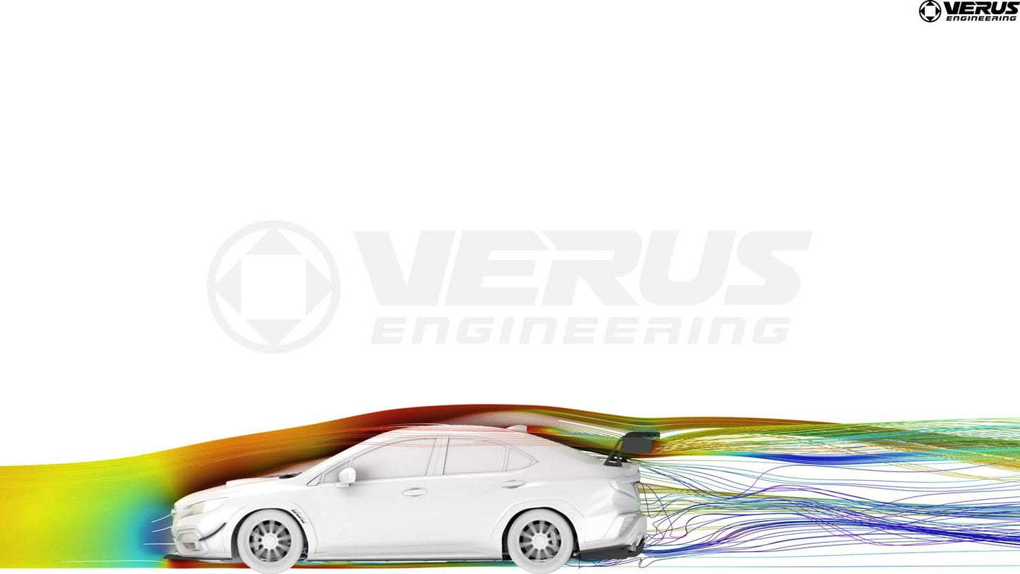 Verus Engineering UCW Rear Wing With Carbon Fiber Endplates - 2022-2024 Subaru WRX