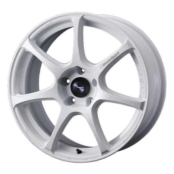 WedsSport SA-75R White (Face: R) 18x9.5 +45 5x100 (Single Wheel) - 2013-2024 Subaru BRZ / Scion FR-S / Toyota GR86