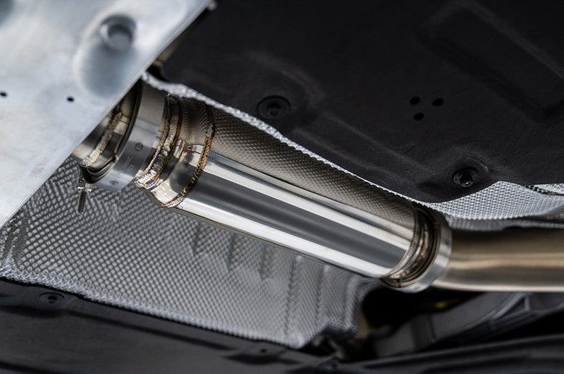 AFE49-36043-B aFe Takeda 3" to 2-1/2" 304 Stainless Steel Catback Exhaust - 2020 Supra-Black,