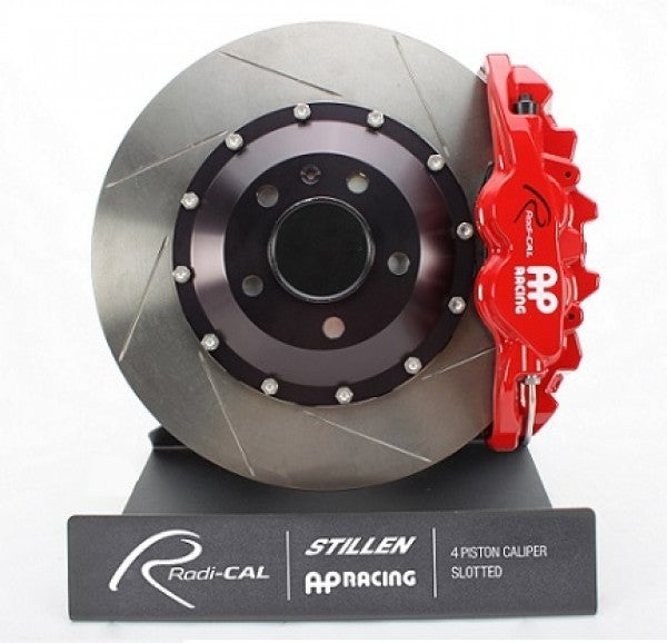 APCAP2R12020SR AP Racing Front Red 4 Piston Radi-CAL Brake Kit System, Slotted Rotors (355x32mm) by STILLEN - 2013+ FT86,