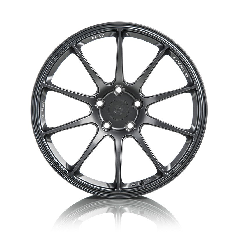 TTNTR101895040510056ST - Titan 7 T-R10 Satin Titanium 18x9.5 +40,