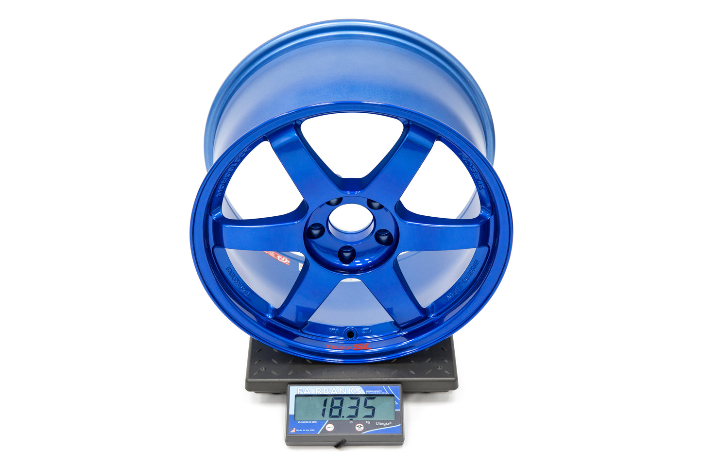 VLKWVDX40EPE Volk TE37 SL Hyper Blue 18x9.5 +40 - 2015+ WRX / 2015+ STI,