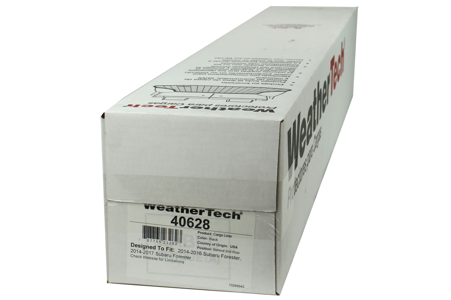 WEA40628 WeatherTech Cargo Liner All Weather Trunk Mat - 2014+ Forester,