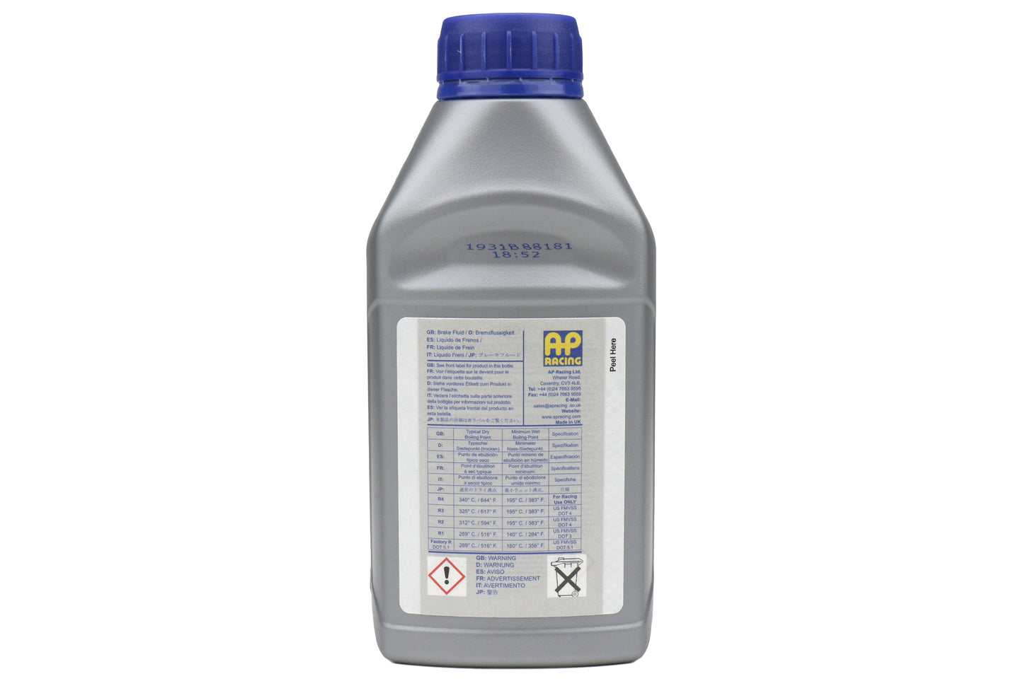 APC15 601600 AP Racing Super 600 Brake Fluid,