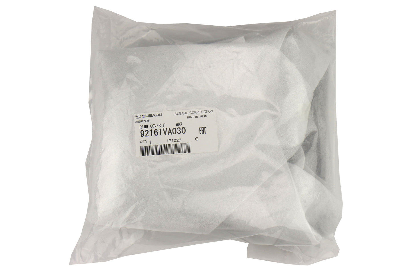 SUB92161VA030 Subaru Matte Gunmetal Manual Transmission Shifter Trim - 2015+ WRX MT,