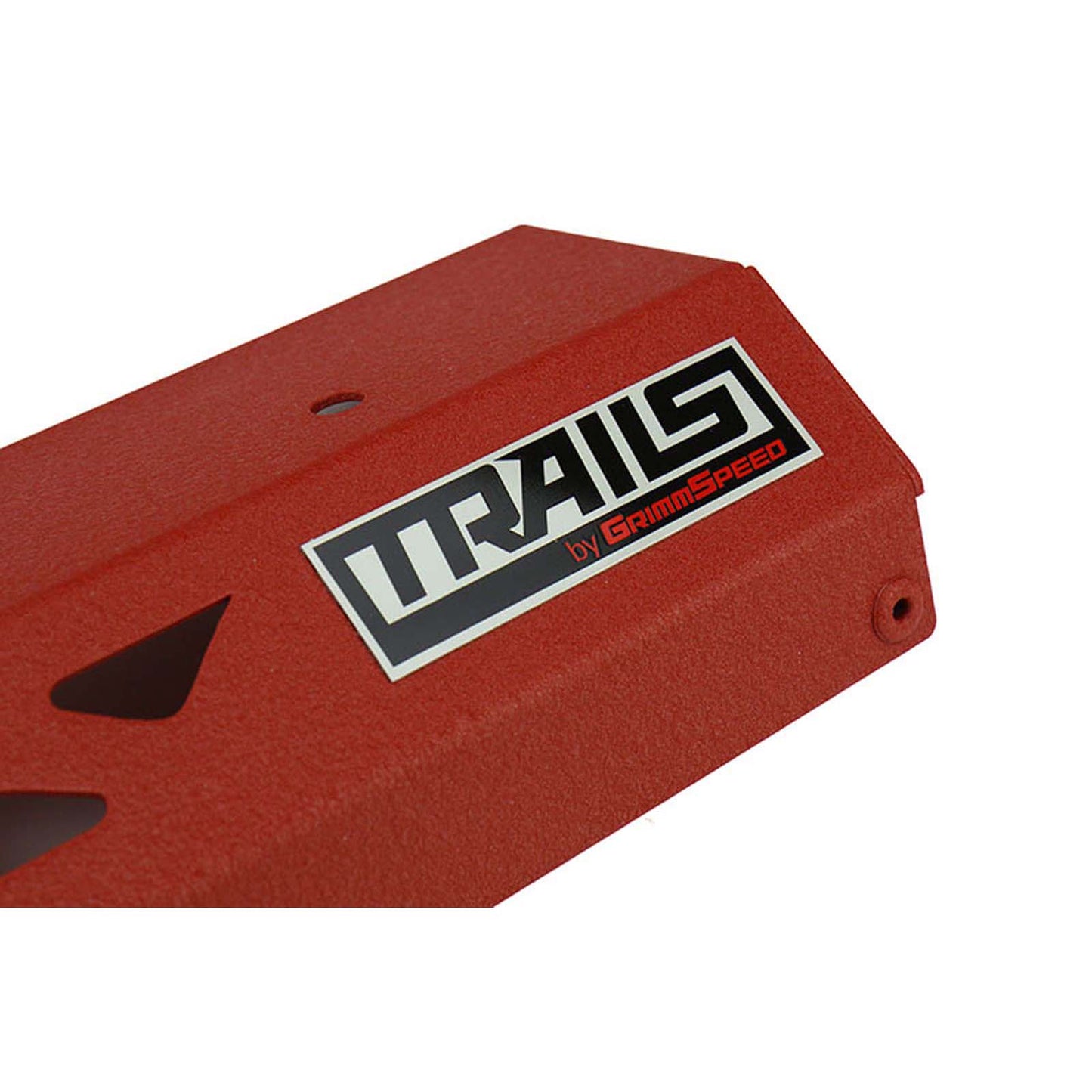 TRAILS by GrimmSpeed Pulley Cover RED - 2018-2021 Subaru Crosstrek