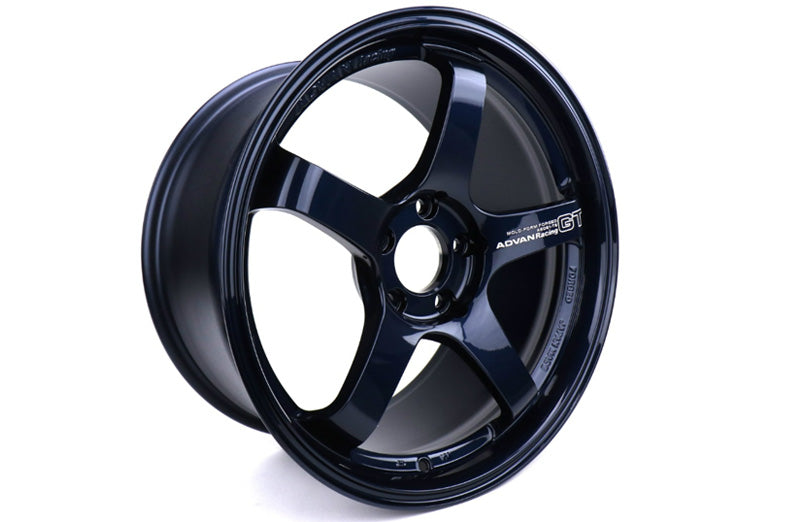 ADWYAQ8J45EDP Advan Racing GT 18x9.5 +45mm Racing Titanium Blue - WRX/STIx4,