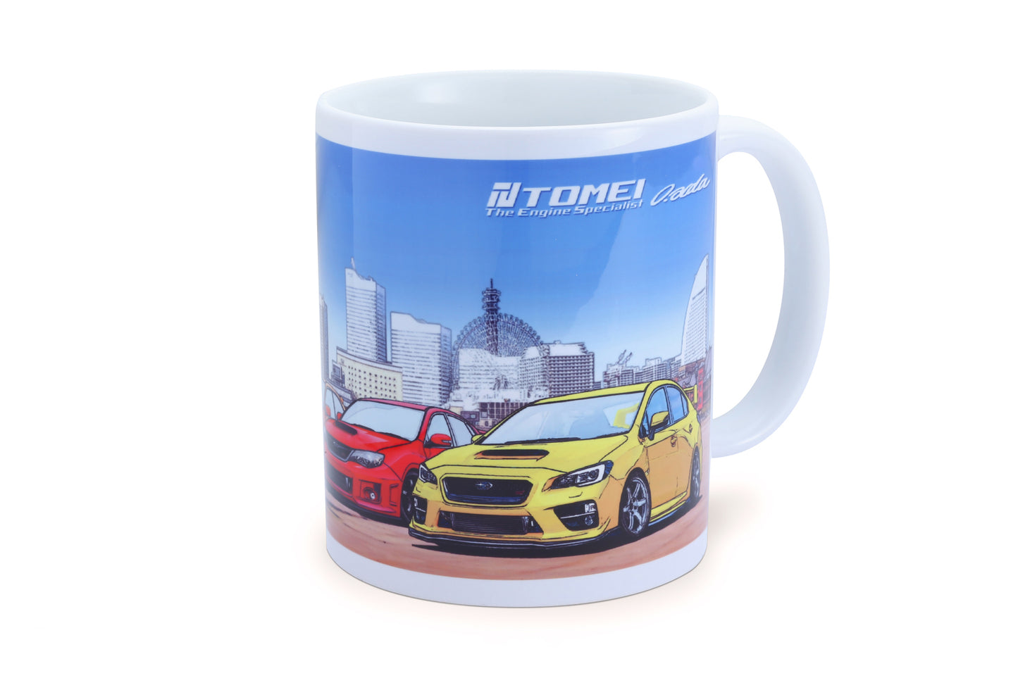 TOMTG601A-SB00B Tomei Mug White WRX/STI Minatomirai Yokohama,