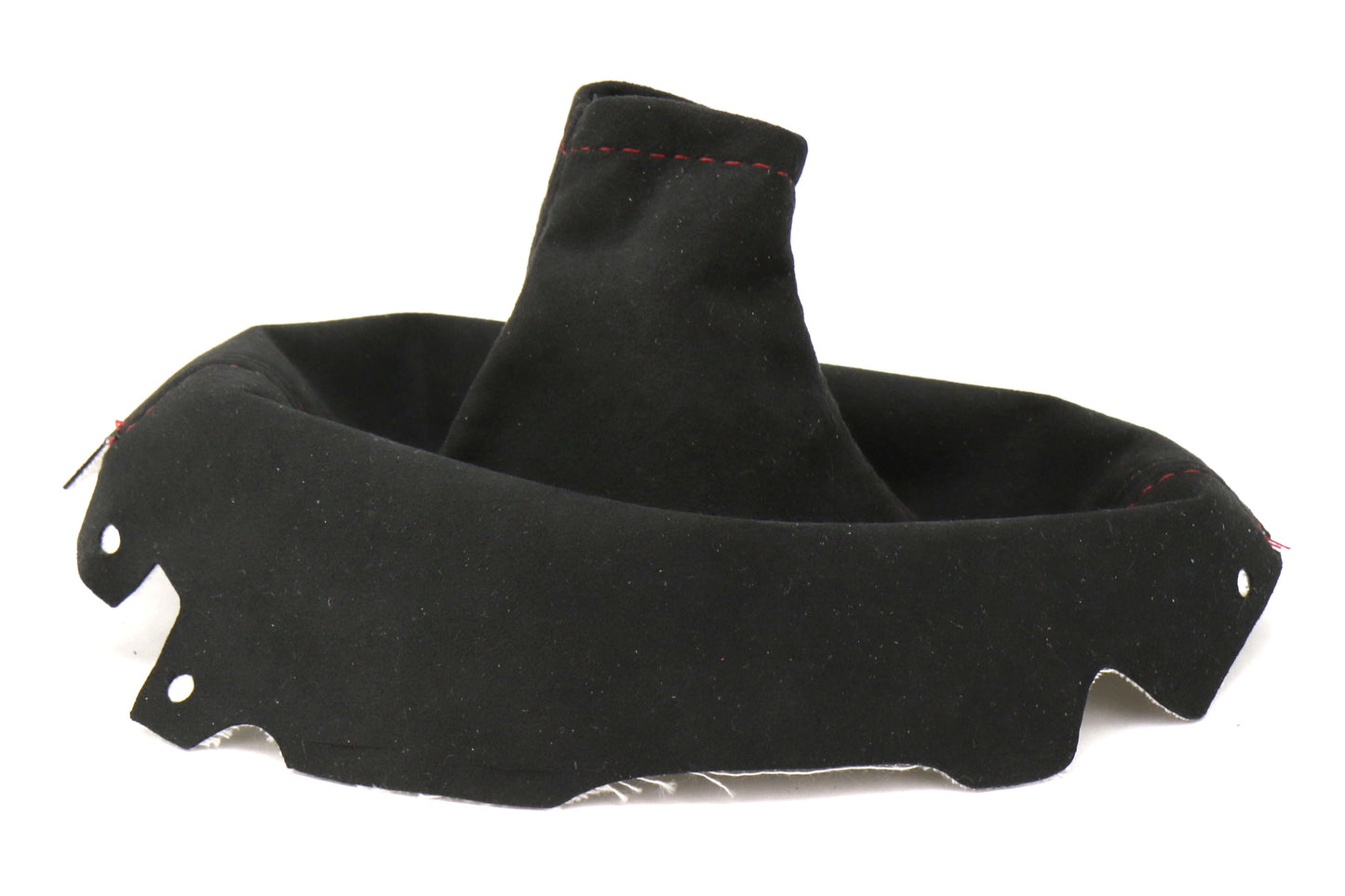 ASA1302040101 AutoStyled Black Microsuede Shift Boot w/ Red Stitching - 2015+ WRX,