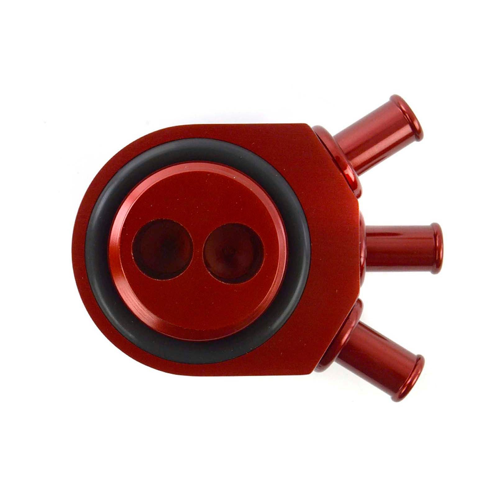 GRM078016R GrimmSpeed Air Oil Separator Red - 2008-2014 Subaru WRX / 2005-2012 Subaru Legacy GT,