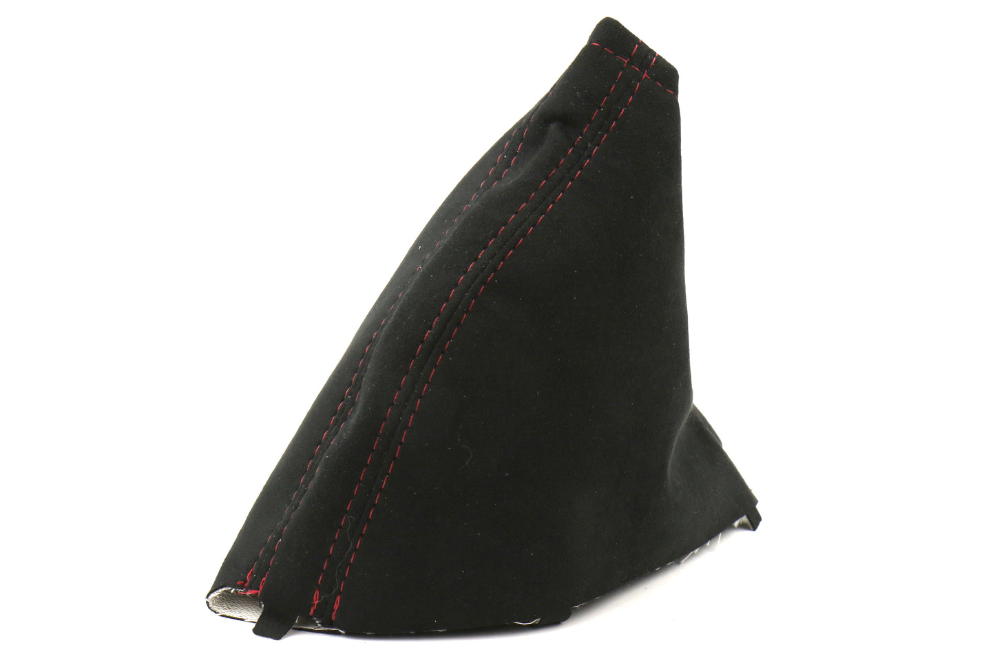 ASA1401040101 AutoStyled Black MicroSuede E-Brake Boot with Red Stitching - 2015+ WRX / STI,