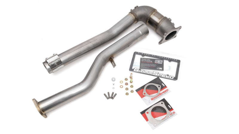GrimmSpeed V2 GESI Catted J-Pipe - 2015-2021 Subaru WRX [6MT]