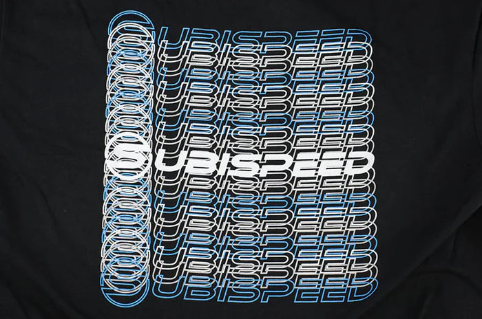 Subispeed Repeated Logo T-Shirt Black Medium