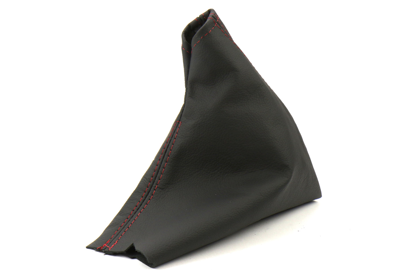 ASA1401010101 AutoStyled 15-17 STI Black Leather E-Brake Boot with Red Stitching,