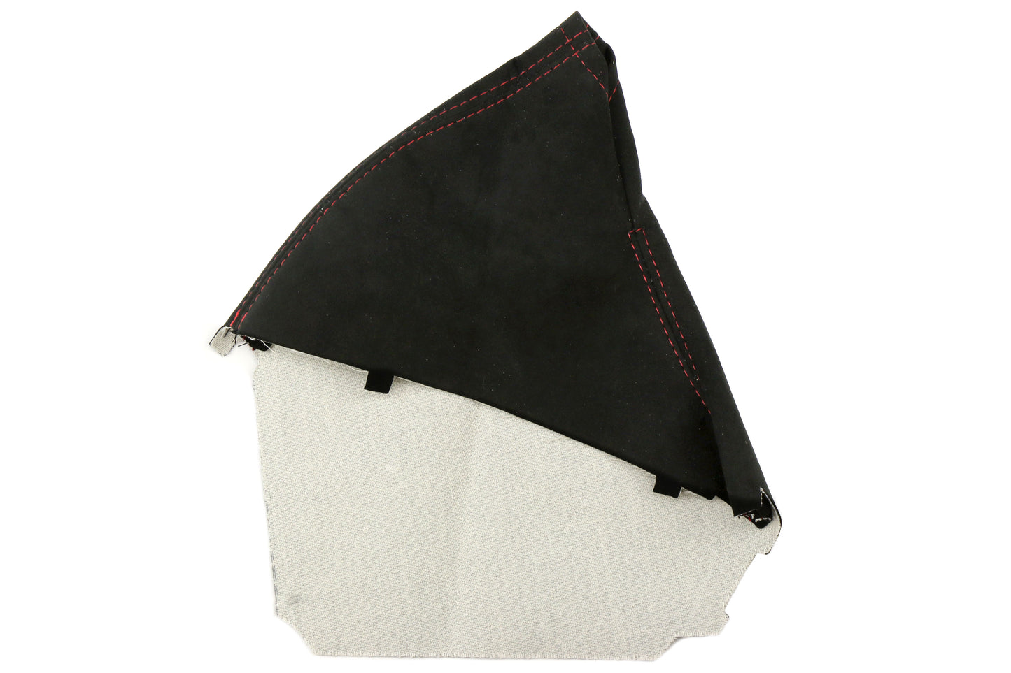 ASA1401040101 AutoStyled Black MicroSuede E-Brake Boot with Red Stitching - 2015+ WRX / STI,