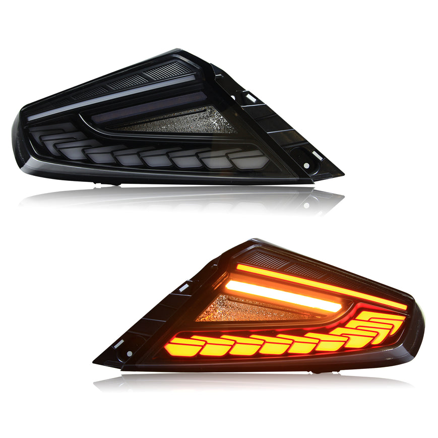 OLM Phantom-Spec LED Taillights (Clear Lens / White Optic) - 2022-2025 Subaru WRX