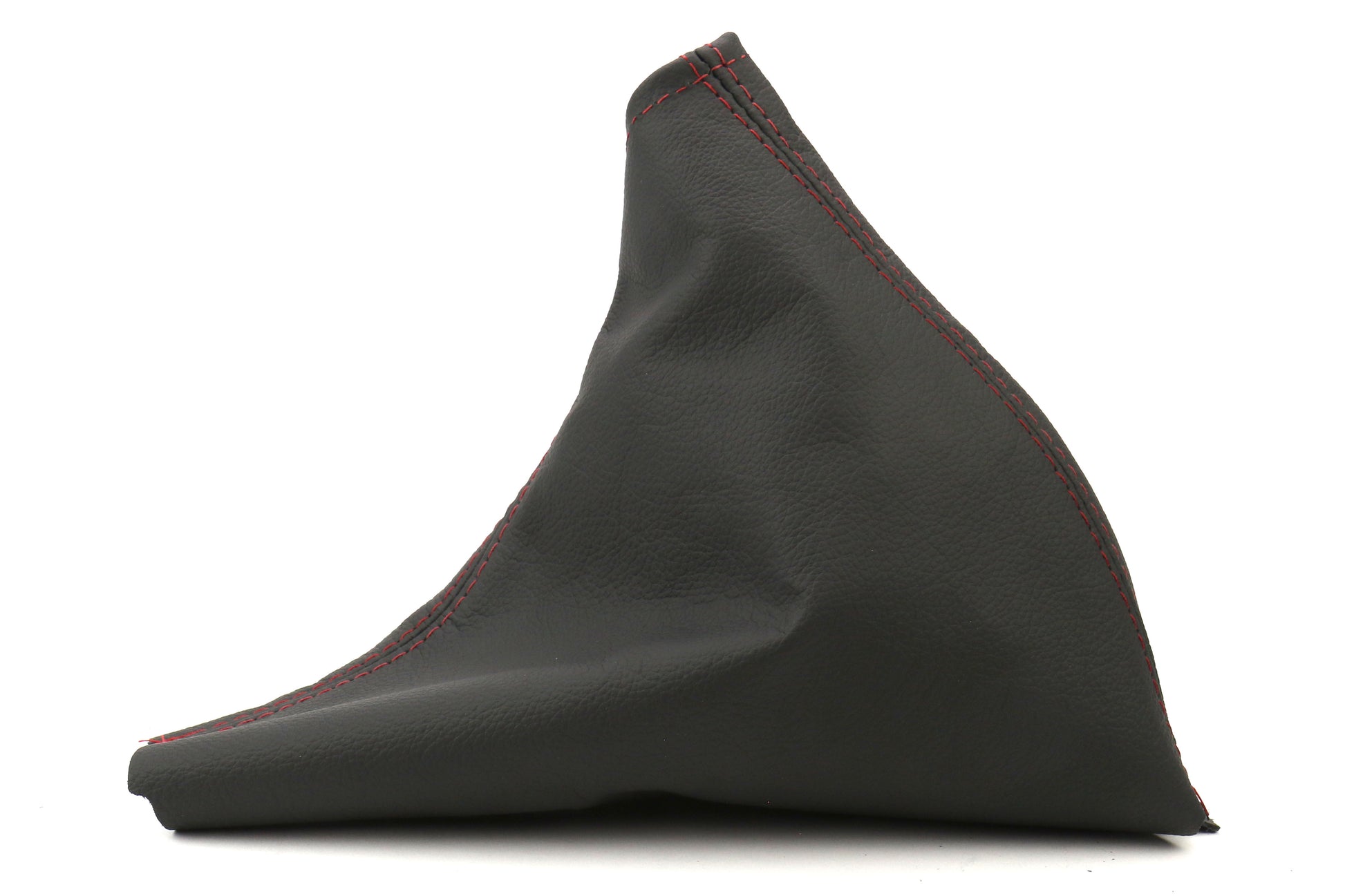 ASA1401010101 AutoStyled 15-17 STI Black Leather E-Brake Boot with Red Stitching,