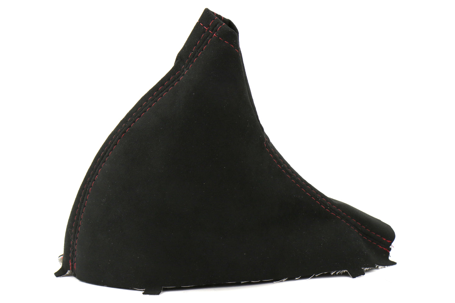 ASA1401040101 AutoStyled Black MicroSuede E-Brake Boot with Red Stitching - 2015+ WRX / STI,