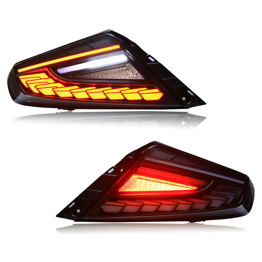 OLM Phantom-Spec LED Taillights (Clear Lens / White Optic) - 2022-2025 Subaru WRX