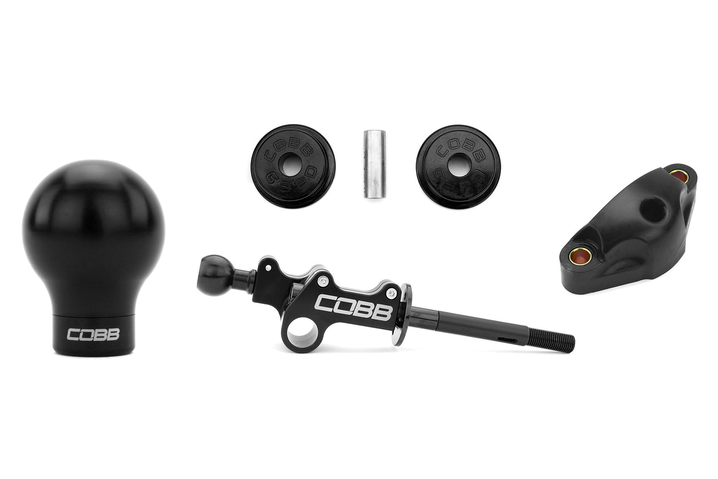 COBB Tuning Stage 1+ Drivetrain Package w/ Black/Black Knob - 2004-2021 Subaru STI
