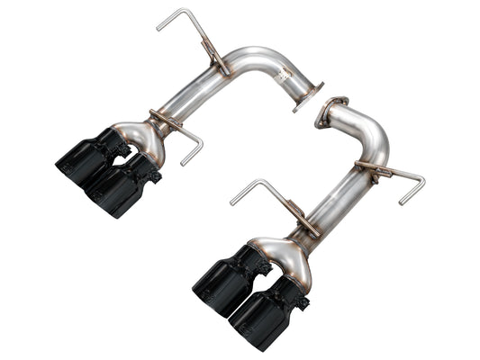 AWE Track Edition Axleback Exhaust - Diamond Black Tips - 2022-2025 Subaru WRX (VB)