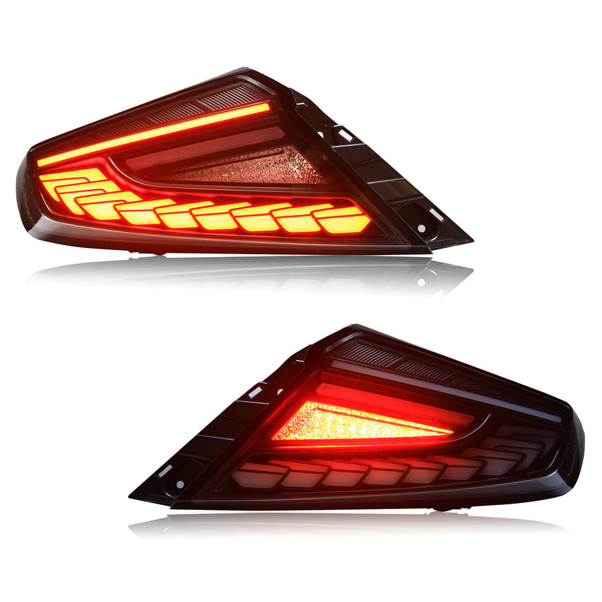 OLM Phantom-Spec LED Taillights (Clear Lens / White Optic) - 2022-2025 Subaru WRX