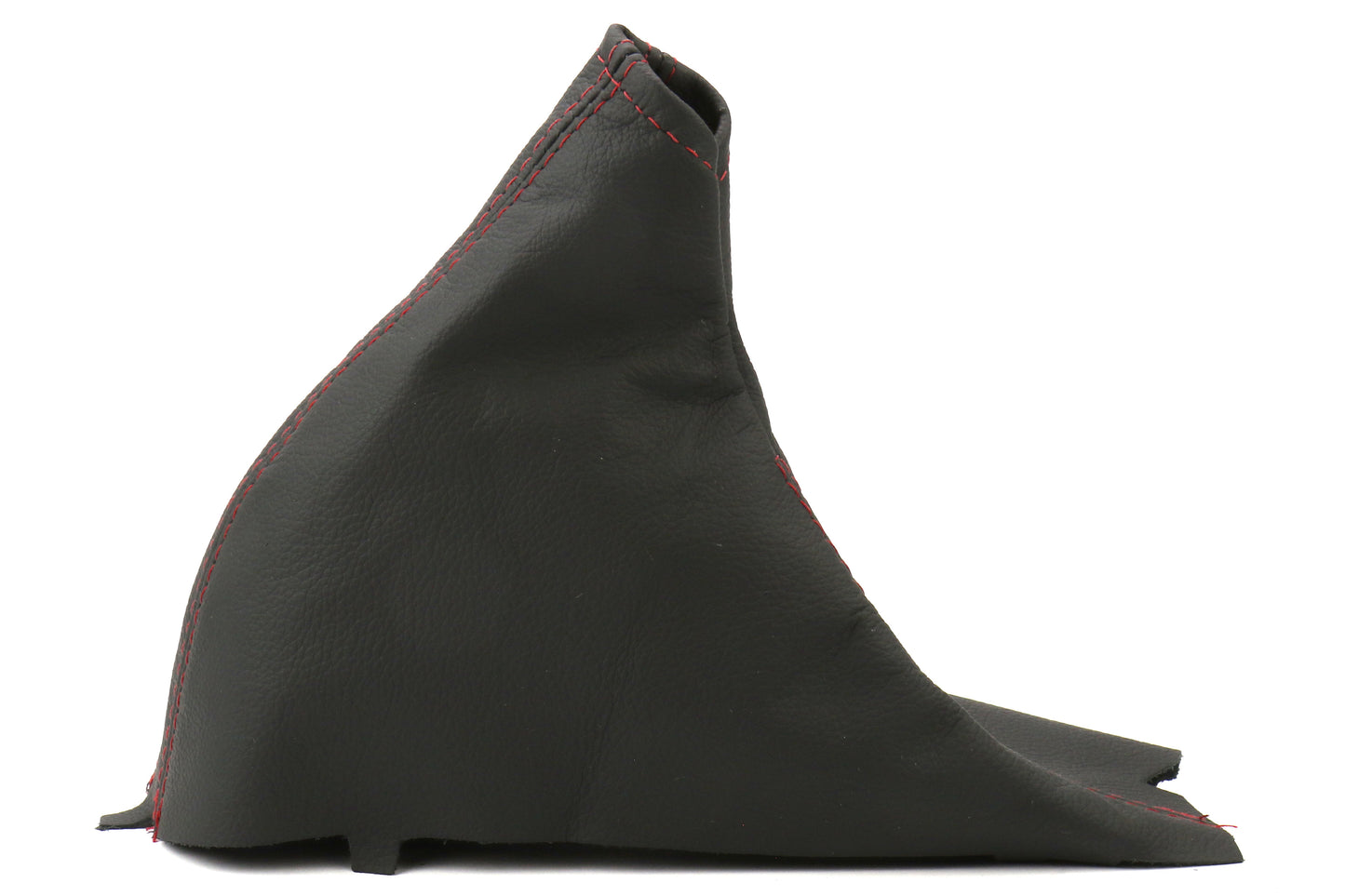 ASA1401010101 AutoStyled 15-17 STI Black Leather E-Brake Boot with Red Stitching,