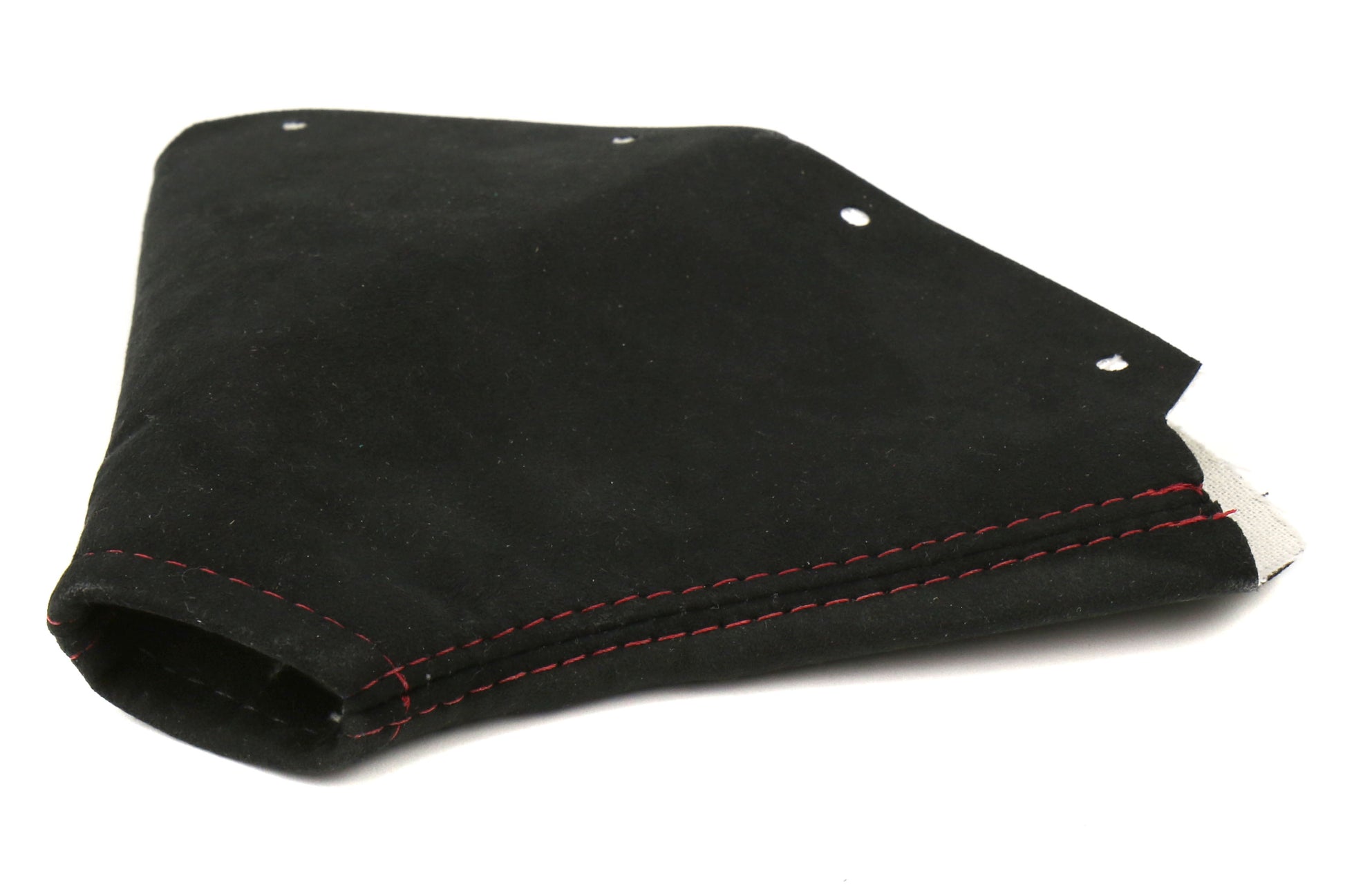 ASA1301050101 AutoStyled Black MicroSuede Shift Boot with Red Stitching Standard Shifter - 2015+ STI,