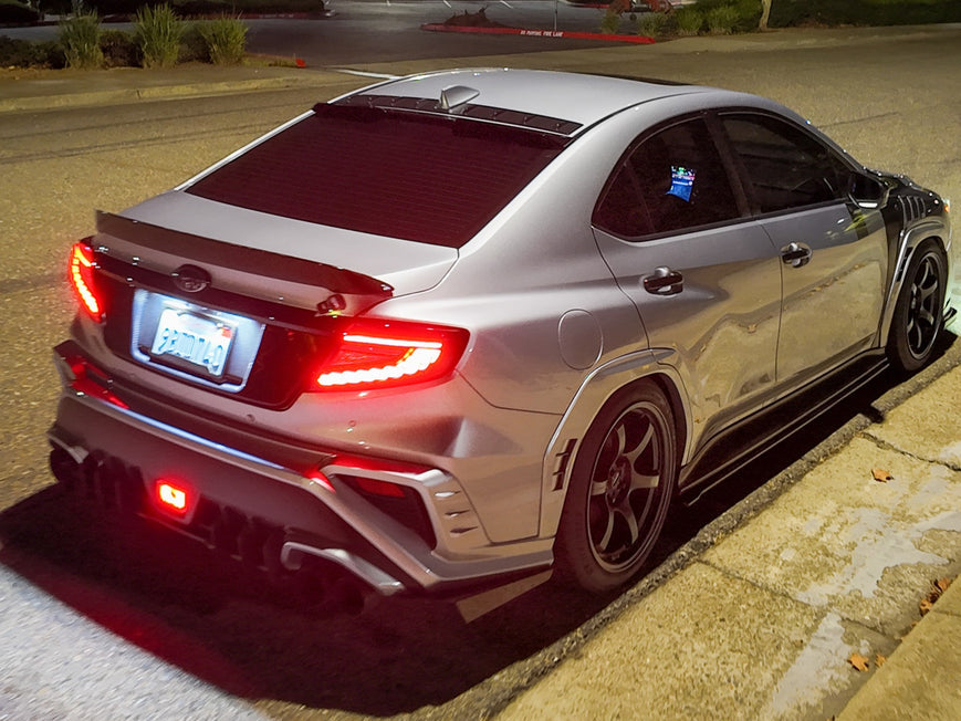 OLM Phantom-Spec LED Taillights (Clear Lens / White Optic) - 2022-2025 Subaru WRX