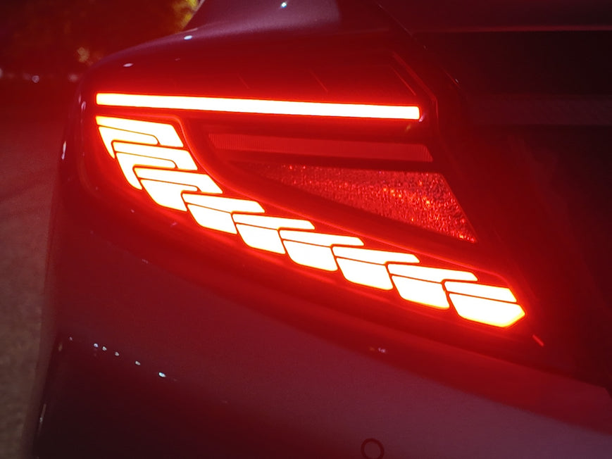 OLM Phantom-Spec LED Taillights (Clear Lens / White Optic) - 2022-2025 Subaru WRX