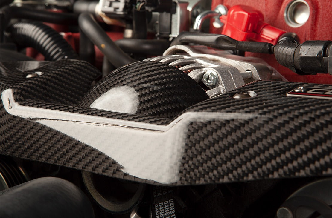 COBB Tuning Redline Carbon Fiber Alternator Cover - 2008-2021 Subaru STI / 2008-2014 WRX