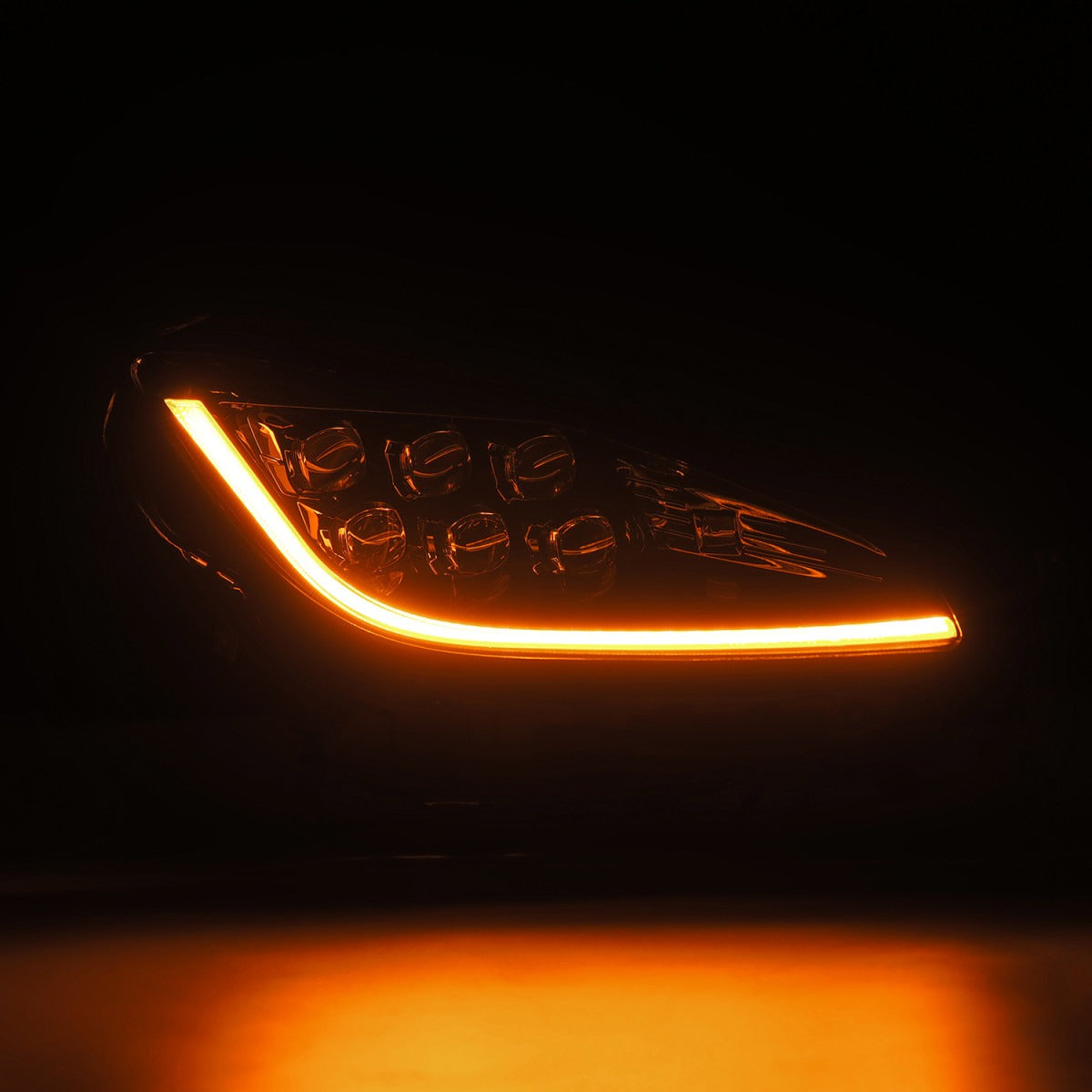 Alpharex Nova Series LED Projector Headlights - Alpha Black - Activation Light w/ Sequential Signal / Switchback DRL - 2022-2024 Toyota GR86 / Subaru BRZ