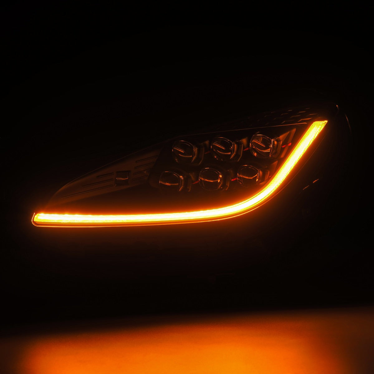 Alpharex Nova Series LED Projector Headlights - Black - Activation Light w/ Sequential Signal / Switchback DRL - 2022-2024 Toyota GR86 / Subaru BRZ