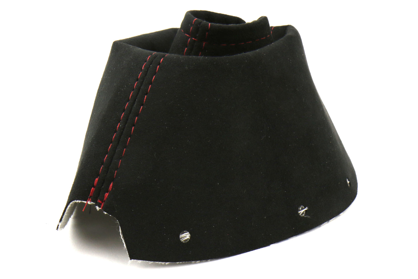 ASA1301050101 AutoStyled Black MicroSuede Shift Boot with Red Stitching Standard Shifter - 2015+ STI,