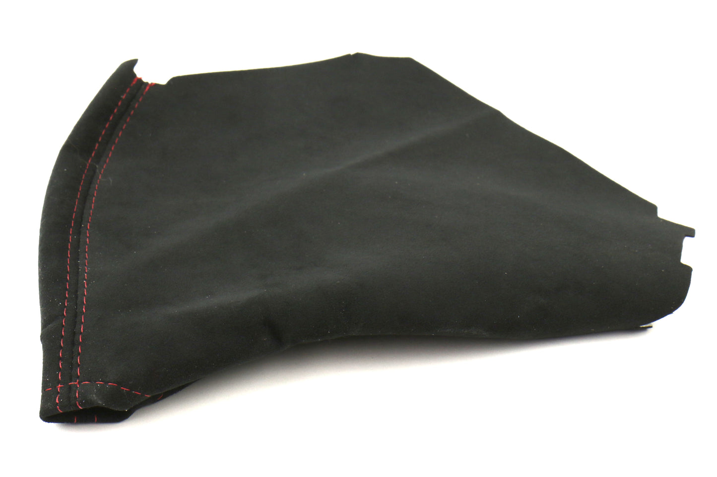 ASA1401040101 AutoStyled Black MicroSuede E-Brake Boot with Red Stitching - 2015+ WRX / STI,