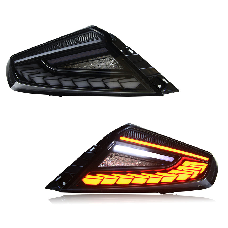 OLM Phantom-Spec LED Taillights (Clear Lens / White Optic) - 2022-2025 Subaru WRX