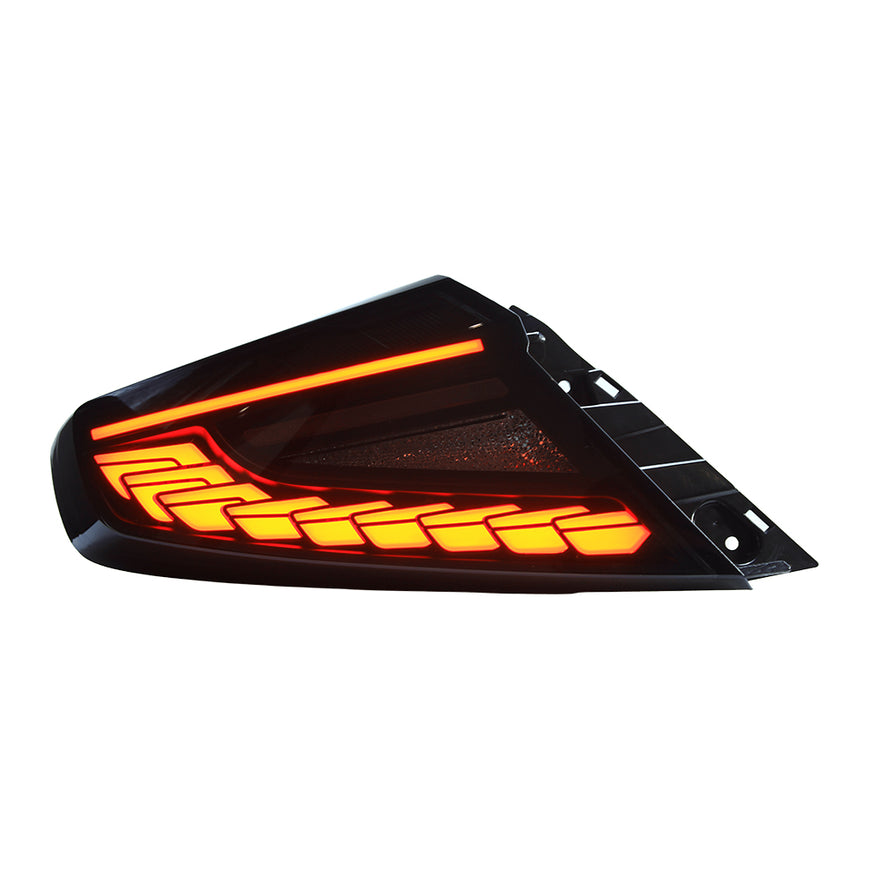 OLM Phantom-Spec LED Taillights (Smoke Lens / White Optic) - 2022-2025 Subaru WRX