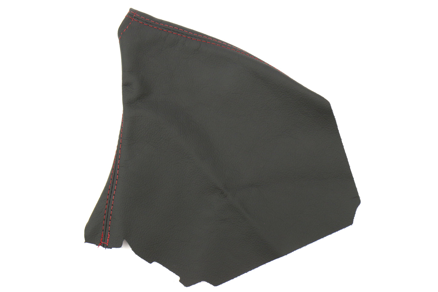 ASA1401010101 AutoStyled 15-17 STI Black Leather E-Brake Boot with Red Stitching,