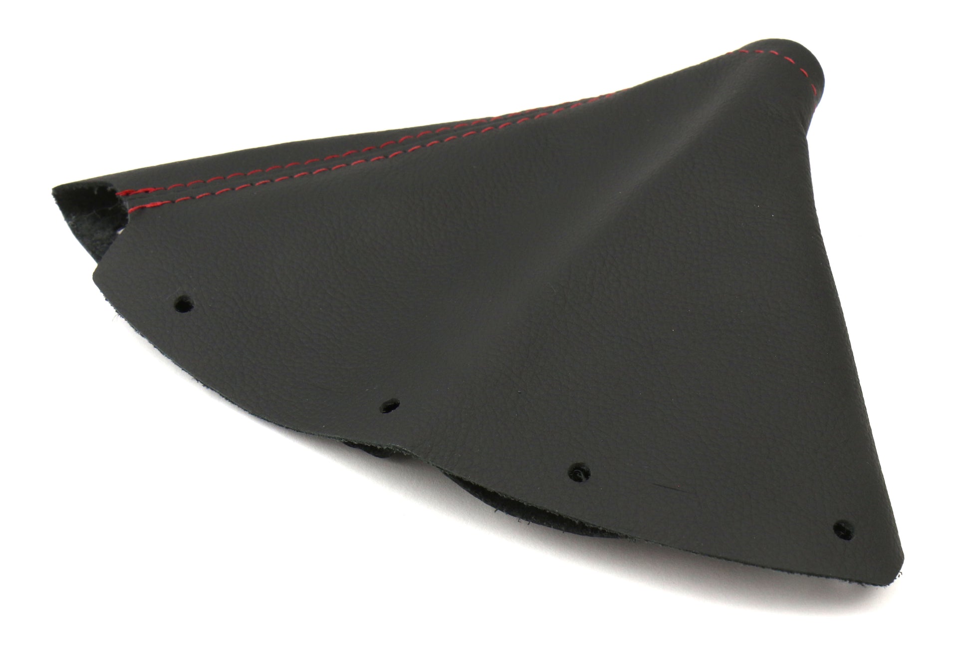 ASA1301020101 AutoStyled 15-17 STI Black Leather Shift Boot with Red Stitching Standard Shifter,