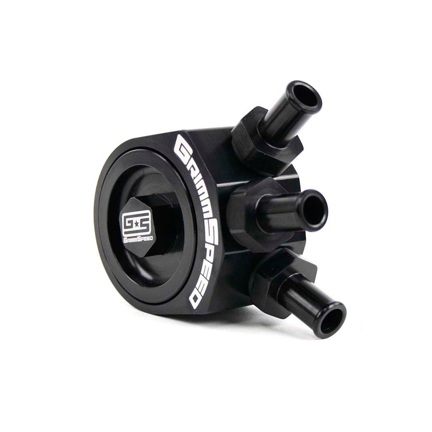 GRM078006 GrimmSpeed Air/Oil Separator (Black) - 2002-2007 Subaru WRX / 2004-2021 Subaru STI,