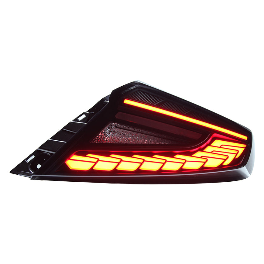 OLM Phantom-Spec LED Taillights (Smoke Lens / Red Optic) - 2022-2025 Subaru WRX