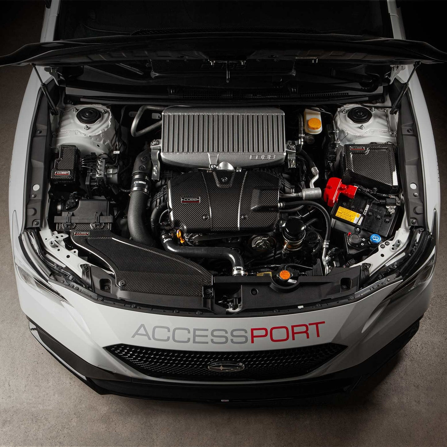 COBB Redline Carbon Fiber Fuse Cover (Passenger Side) - 2022-2024 Subaru WRX