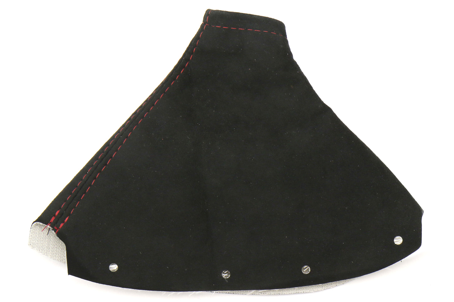 ASA1301050101 AutoStyled Black MicroSuede Shift Boot with Red Stitching Standard Shifter - 2015+ STI,
