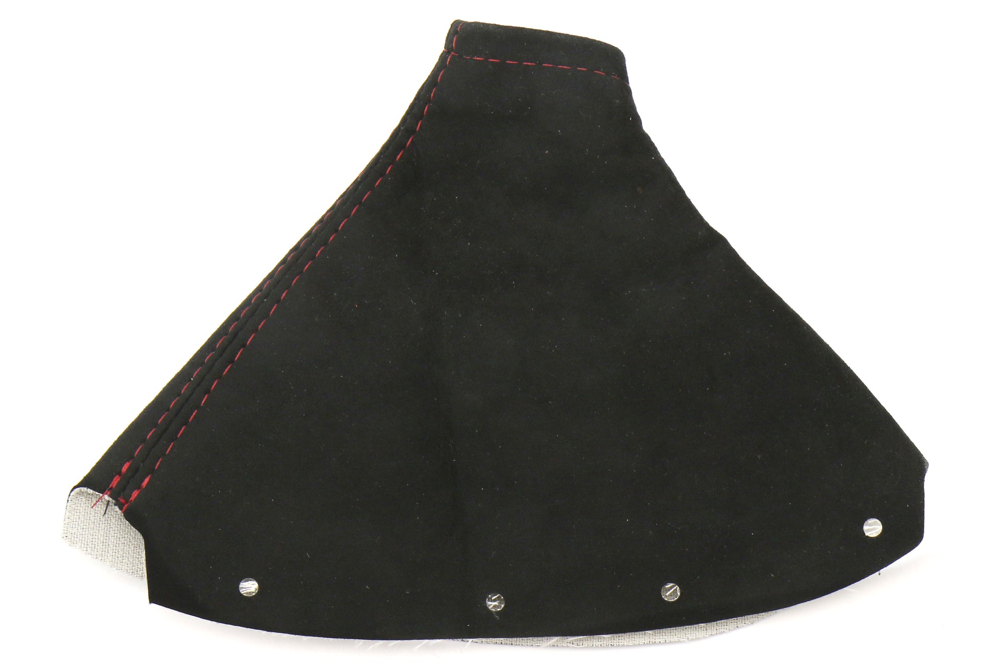 ASA1301050101 AutoStyled Black MicroSuede Shift Boot with Red Stitching Standard Shifter - 2015+ STI,