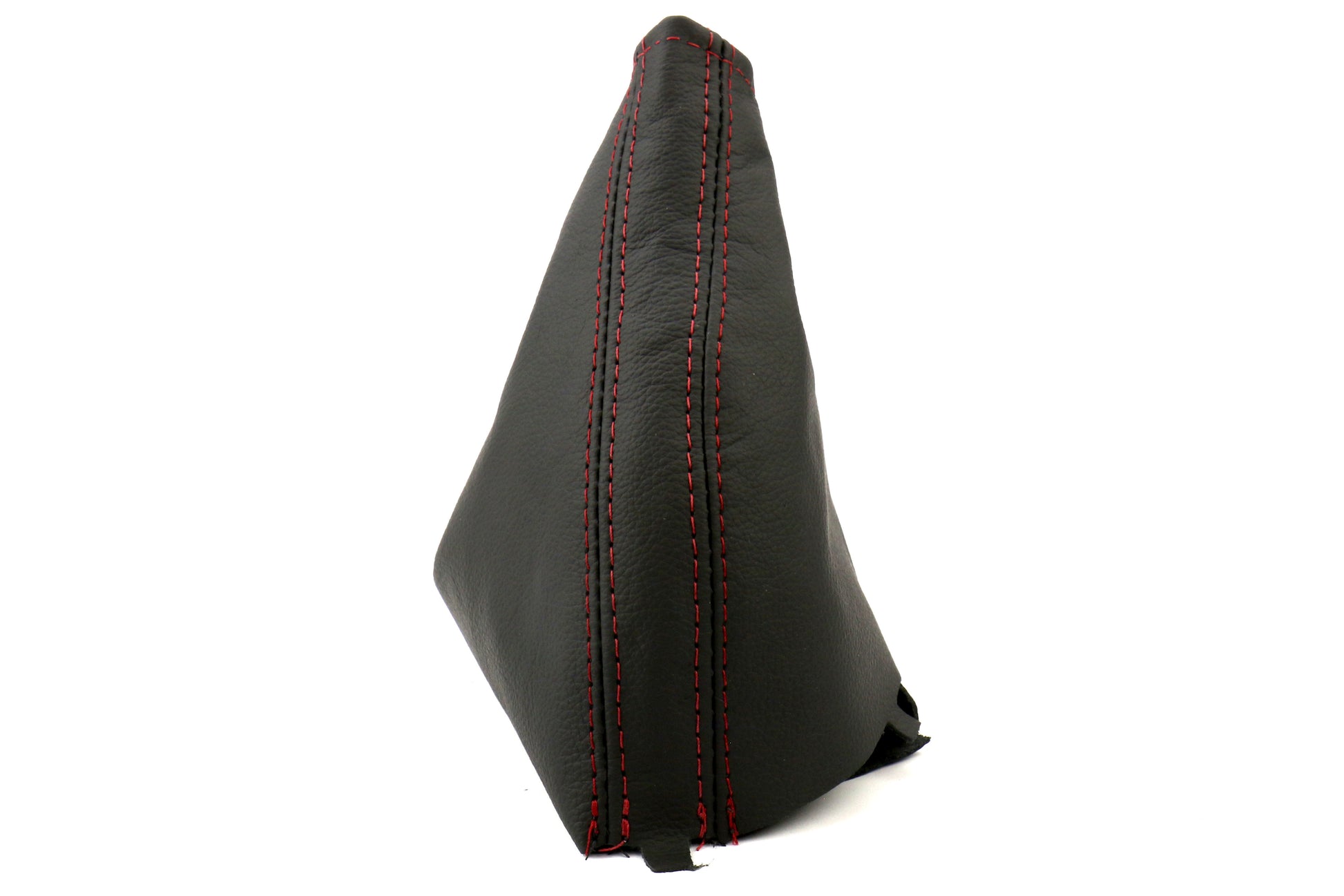 ASA1401010101 AutoStyled 15-17 STI Black Leather E-Brake Boot with Red Stitching,