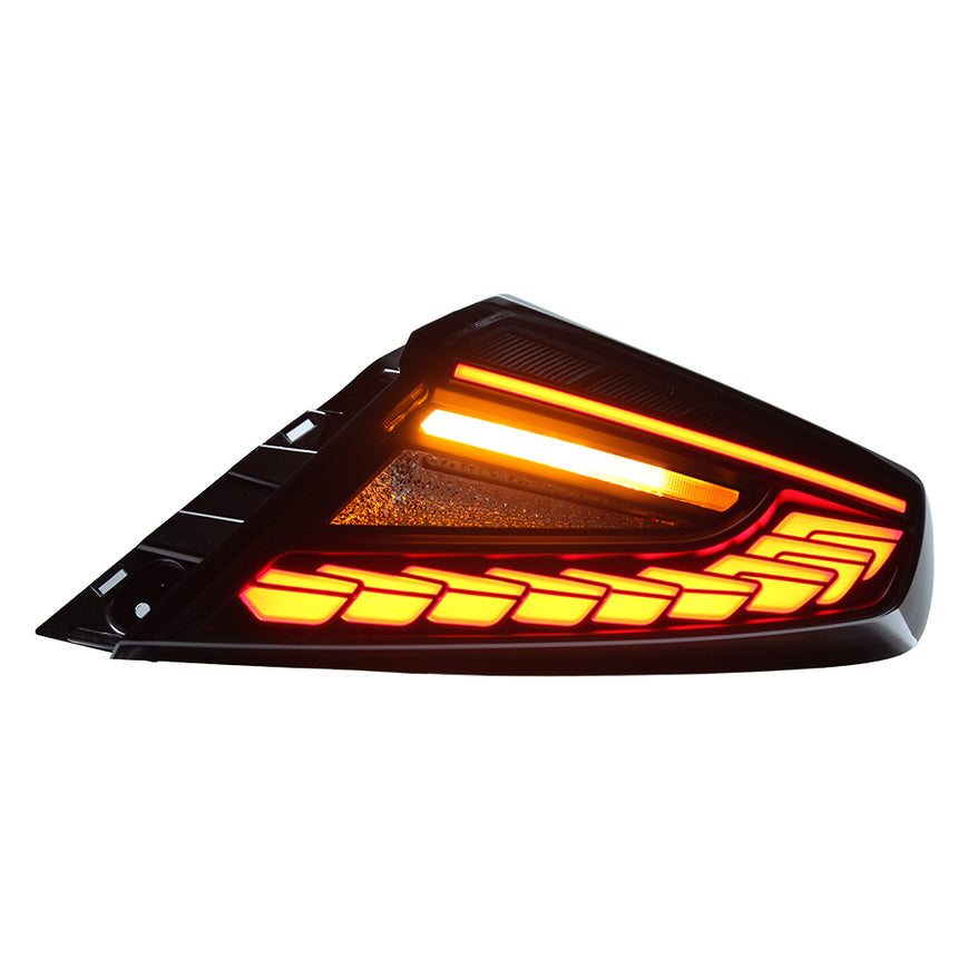 OLM Phantom-Spec LED Taillights (Smoke Lens / Red Optic) - 2022-2025 Subaru WRX