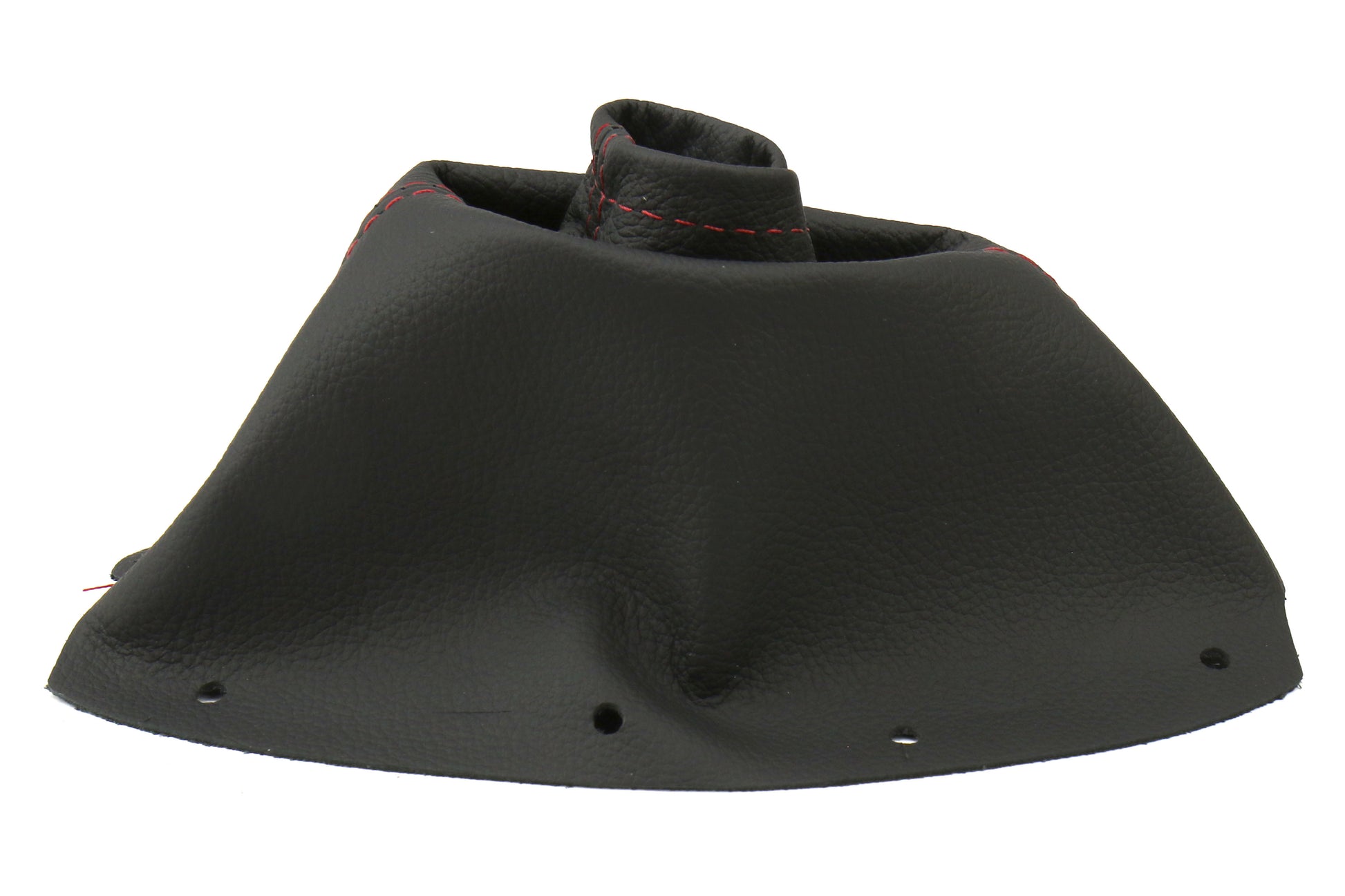 ASA1301020101 AutoStyled 15-17 STI Black Leather Shift Boot with Red Stitching Standard Shifter,