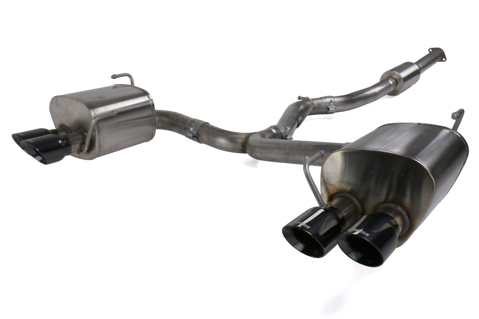COR14857BLK Corsa 3" Catback Exhaust System - 2015+ WRX / 2015+ STI-Black Diamond Tips,