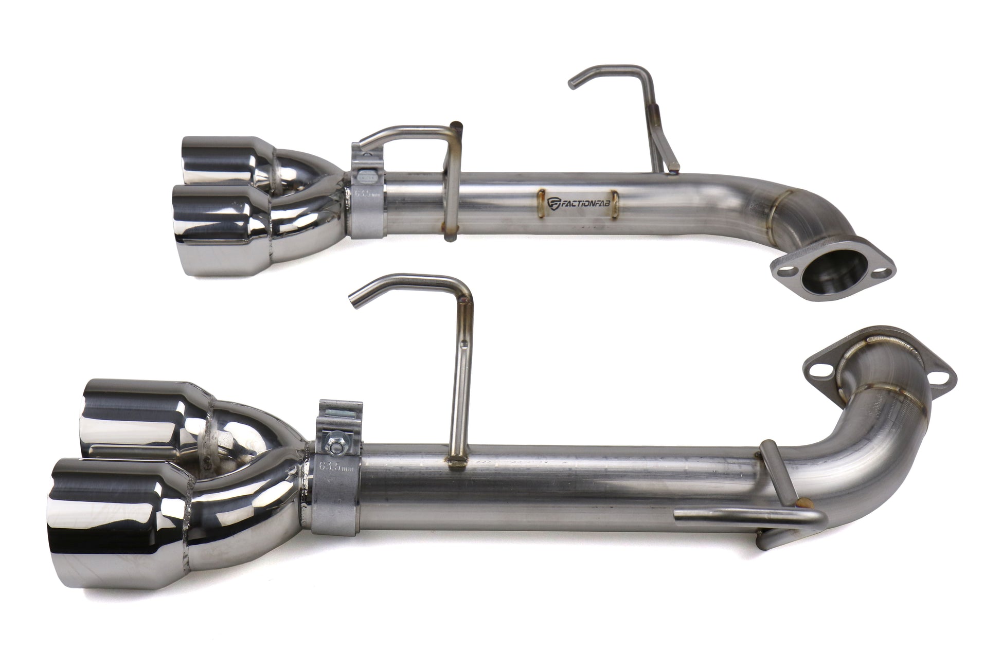 FFA1.10204.1 FactionFab Axle Back Exhaust - 2015-2019 WRX / STI-Polished,